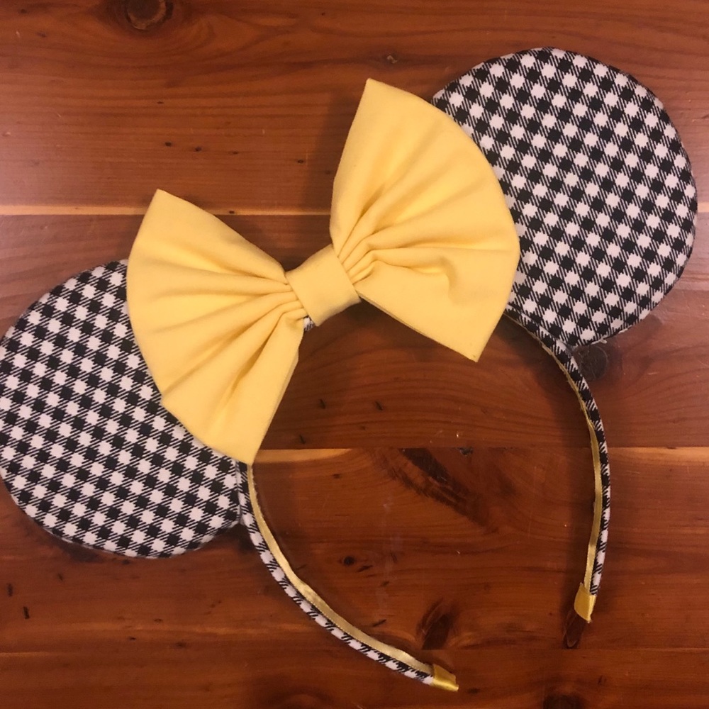 Gingham Mickey Ears